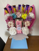 Load image into Gallery viewer, Chocolate, Wax Melt &amp; Flower Bouquet Gift
